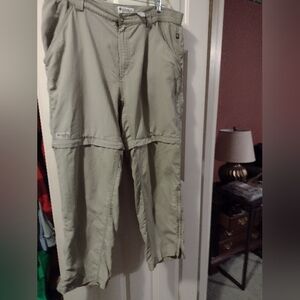 Columbia Convertible GRT Pants, XL light olive drab